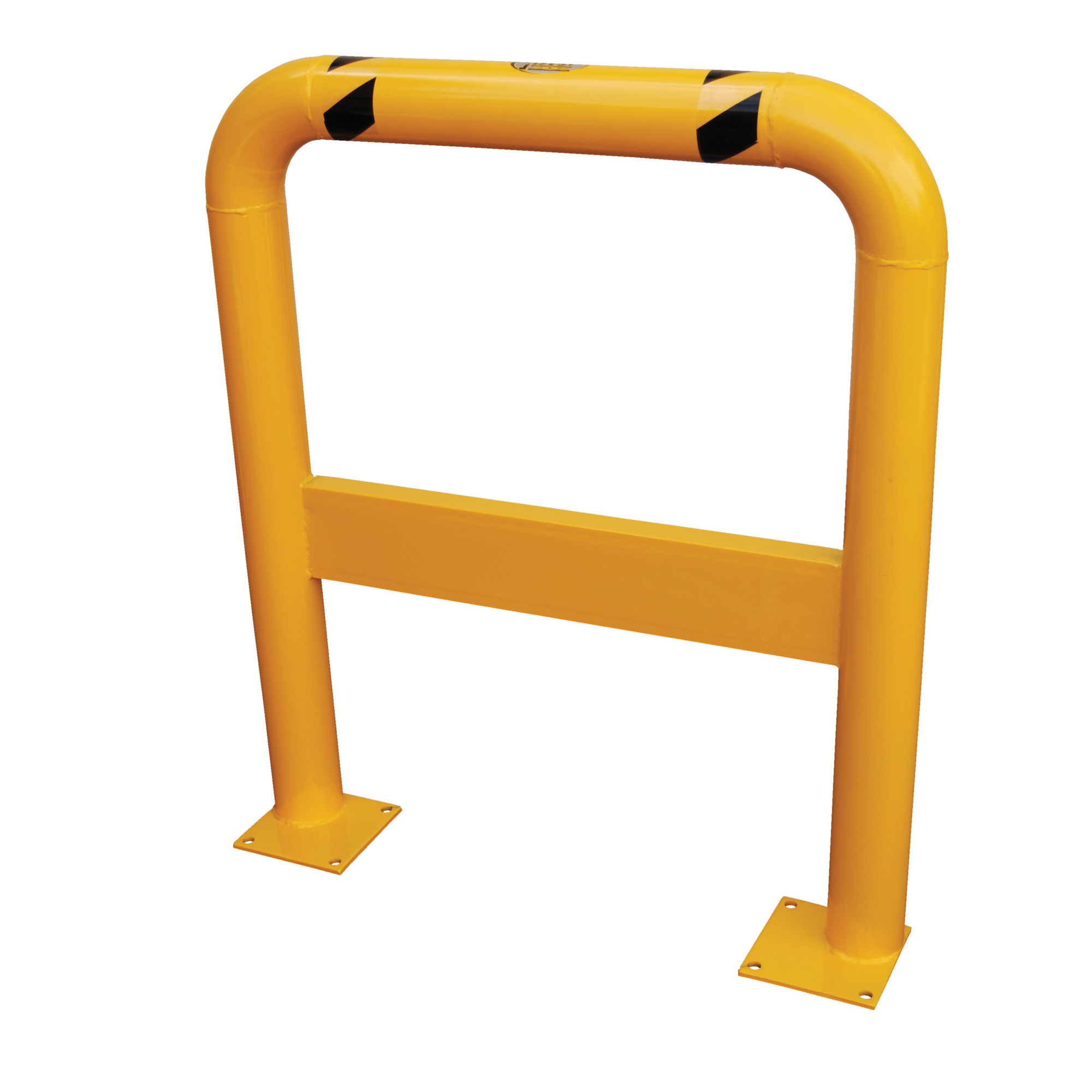 Vestil Steel Heavy Duty Pallet Rack Guard 8 In. x 42-1/8 In. x 42-5/16 In. Yellow